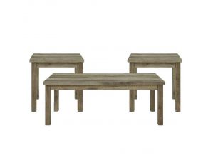 Oak Lawn 3-Piece Occasional Table Set with Lift Top in Brown Grey Finish
