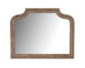 Architrave Mirror in Rustic Almond