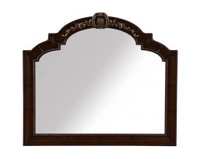 Valencia Landscape Mirror in Dark Oak