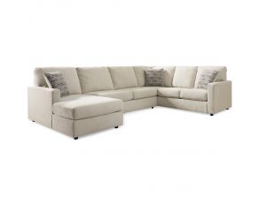 Edenfield 3-Piece Sectional with Left Arm Facing Chaise in Linen