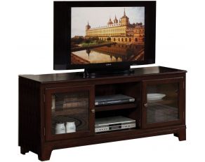 Acme Furniture Halden TV Stand in Merlot Finish