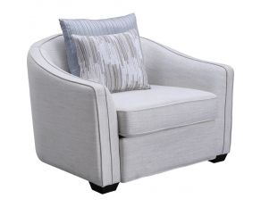 Mahler II Chair with 2 Pillows in Beige