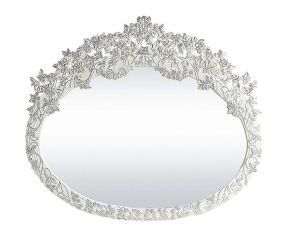 Vanaheim Mirror in Antique White Finish