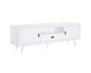 Pagan TV Stand in White High Gloss Finish