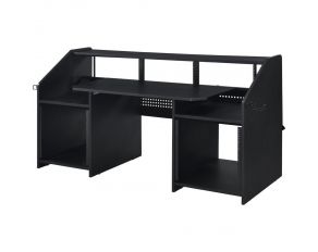 Annette 71 Inch Music Desk in Black Finish