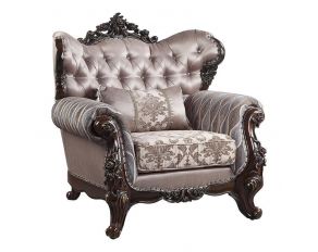 Benbek Chair with Pillow in Antique Oak Finish