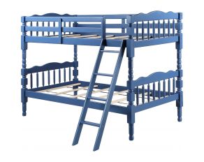 Homestead Twin over Twin Bunk Bed in Dark Blue Finish