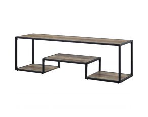 Idella TV Stand in Rustic Oak Finish