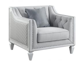 Katia Chair with Pillow in Light Gray