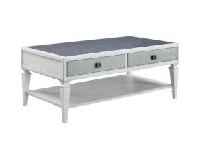 Katia Rectangular Coffee Table in Rustic Gray