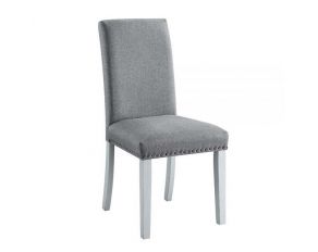 Lanton Set of 2 Sides Chairs in Gray