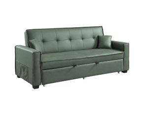 Octavio Sofa with Trundle in Green