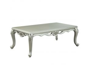 Qunsia Rectangular Coffee Table in Champagne Finish