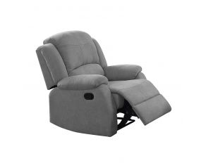 Zorina Recliner in Gray Finish