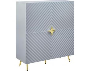 Gaines Accent Cabinet in Gray Finish