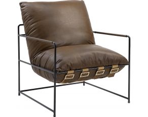 Oralia Accent Chair in Saturn Brown Finish