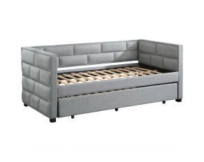 Ebbo Daybed with Trundle in Gray Finish