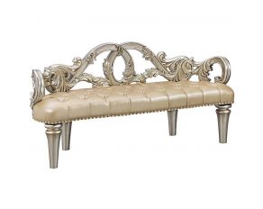 Danae Bench in Champagne Finish