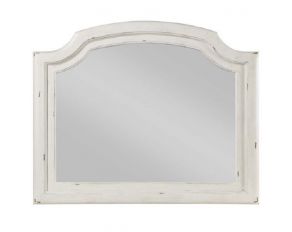 Jaqueline Mirror in Antique White Finish