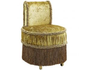 Bernadette Stool in Gold Finish