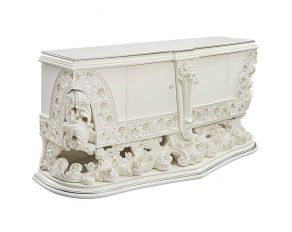 Adara Server in Antique White Finish