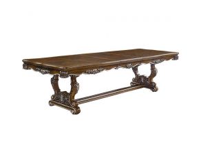 Latisha Rectangular Dining Table in Antique Oak Finish