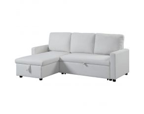 Hiltons Reversible Sectional Sofa in White Finish