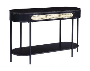 Colson Sofa Table in Black Finish