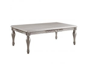 Pelumi Rectangular Coffee Table in Platinum Finish