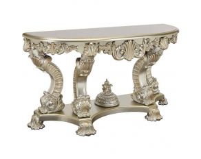 Sorina Sofa Table in Antique Gold Finish