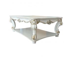 Vendom Ractangular Coffee Table in Antique Pearl Finish