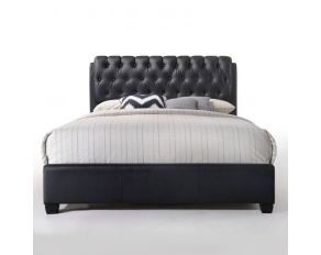 Acme Furniture Ireland Queen Bed in Black PU