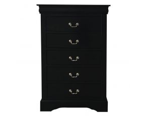 Acme Furniture Louis Philippe III Chest in Black