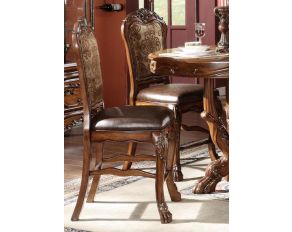 Acme Furniture Dresden Counter Height Chair in Cherry Oak - Set of 2