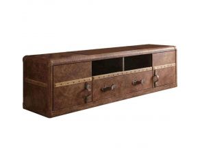 Acme Furniture Aberdeen Tv Stand in Dark Brown