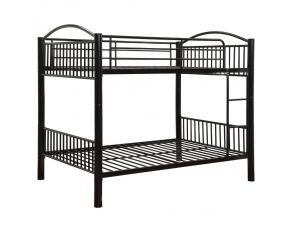 Acme Furniture Cayelynn Bunk Bed in Black, Full Over Full