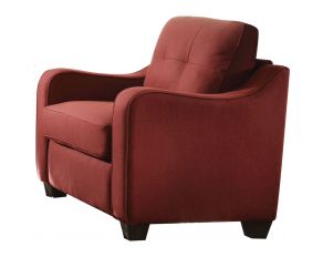 Acme Furniture Cleavon II Fabric Chair in Red