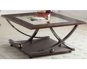 Acme Furniture Isiah Coffee Table in Black Nickel