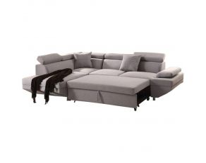 Acme Furniture Jemima Sectional Sofa in Gray