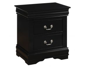 Acme Furniture Louis Philippe Nightstand in Black