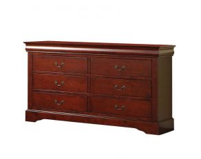 Louis Philippe III Dresser in Cherry Finish