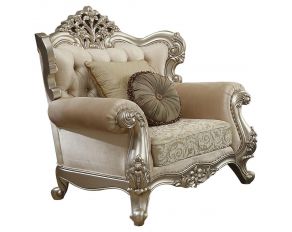 Bently Chair with 2 Pillows in Champagne