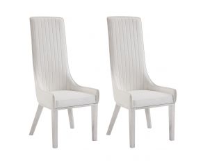 Gianna Set of 2 Dining Chairs in Ivory