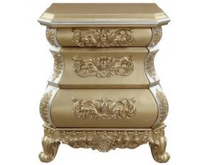 Seville Nightstand in Gold Finish