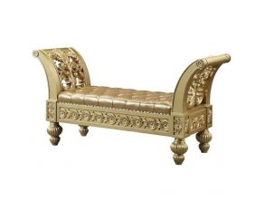 Seville Bench in Gold Finish