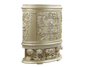 Vatican 4 Drawer Chest in Champagne Silver Finish