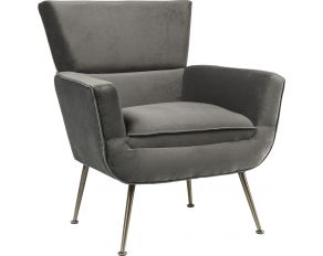 Varik Accent Chair in Gray Finish