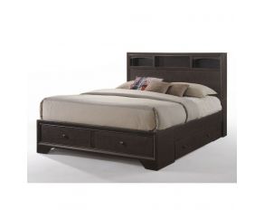 Madison II Eastern King Storage Bed in Espresso