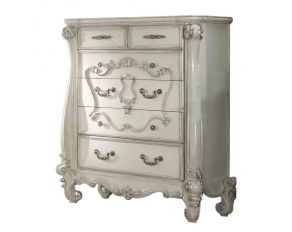 Versailles 5 Drawer Chest in Bone White