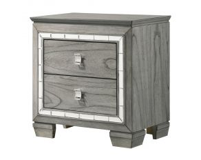 Antares Nightstand in Light Gray Oak